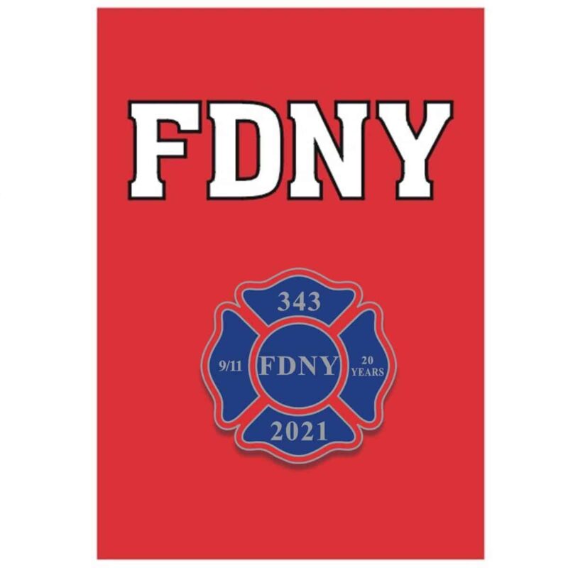 FDNY 20TH ANNIVERSARY PIN - Image 2