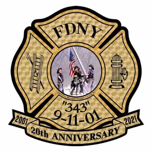 FDNY 20th Anniversary 9/11 Decal