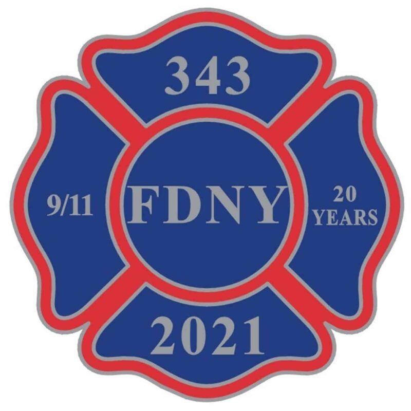 FDNY 20TH ANNIVERSARY PIN