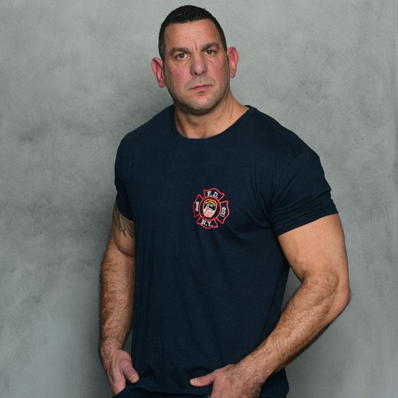 FDNY 20th Anniversary 9/11 Men's Crewneck T-Shirt