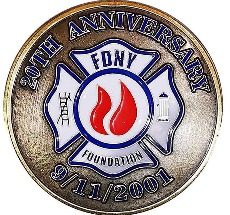 20th Year Anniversary 9/11 Foundation Coins
