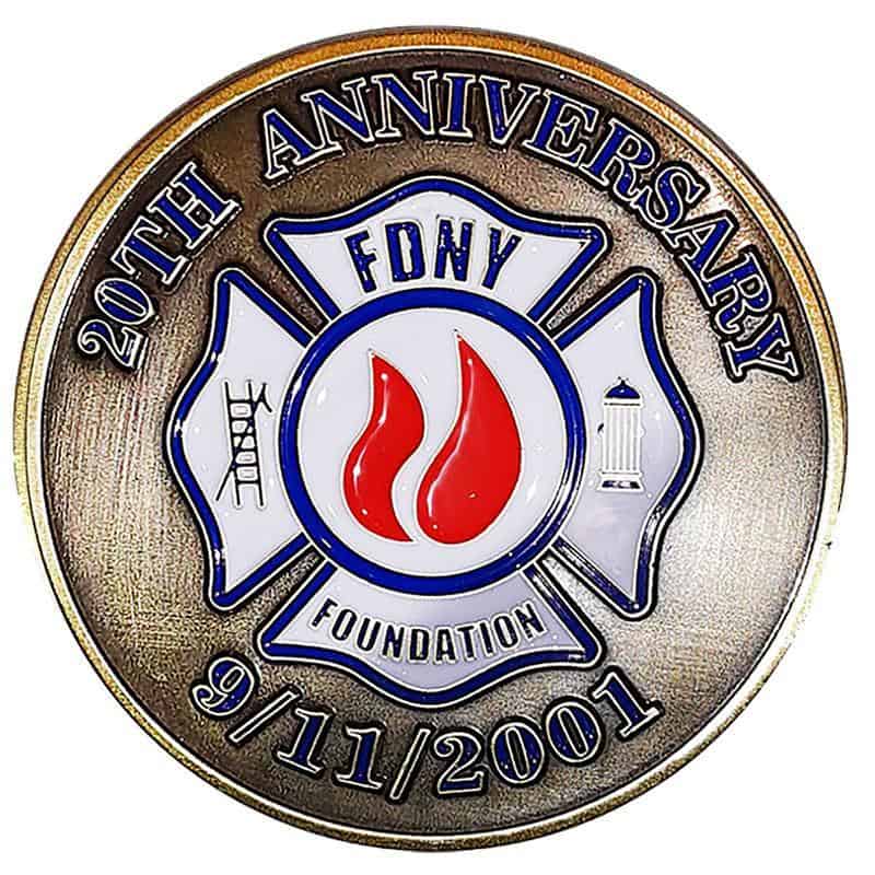 20th Year Anniversary 9/11 Foundation Coins