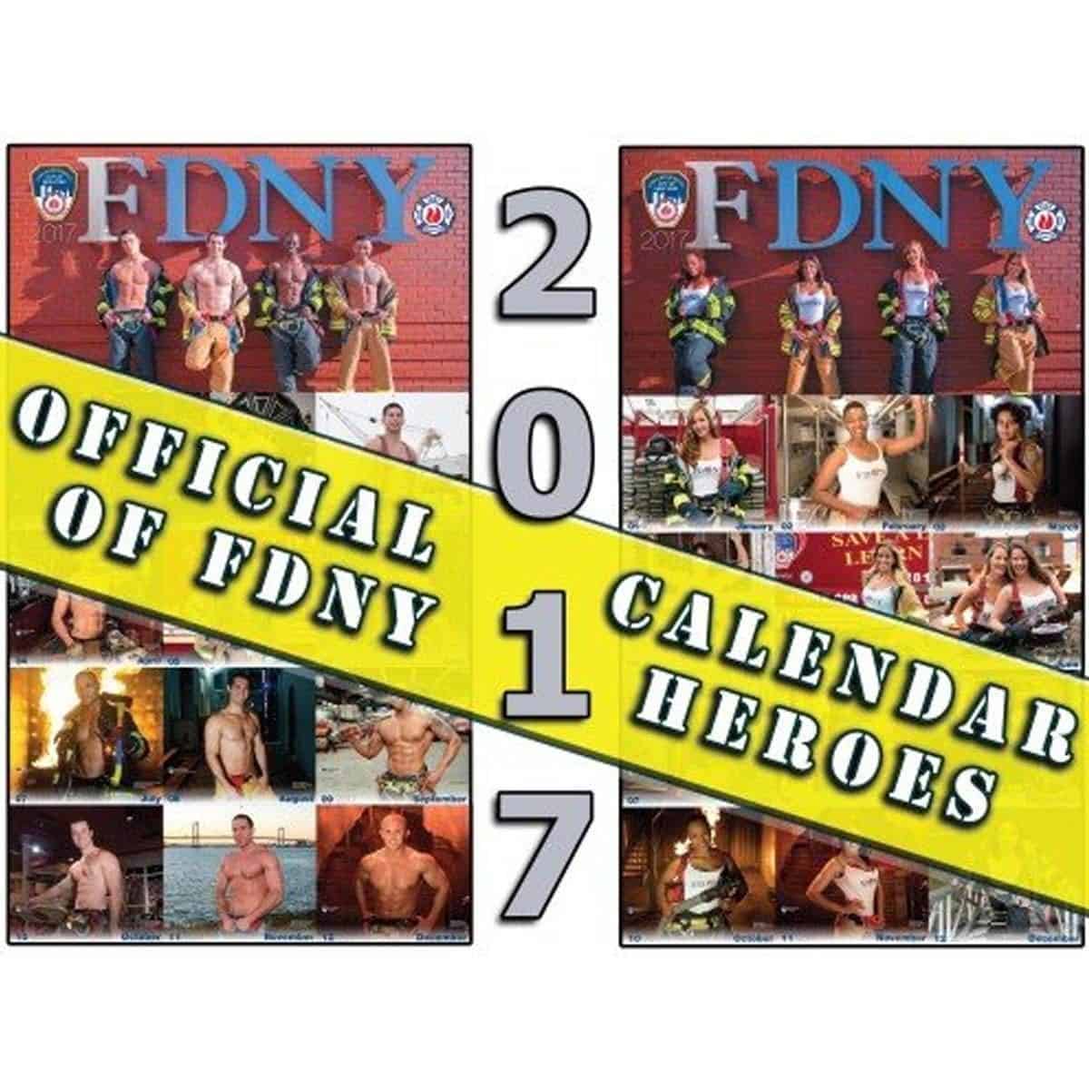 Official 2017 FDNY Calendar of Heroes: Special Dual Edition
