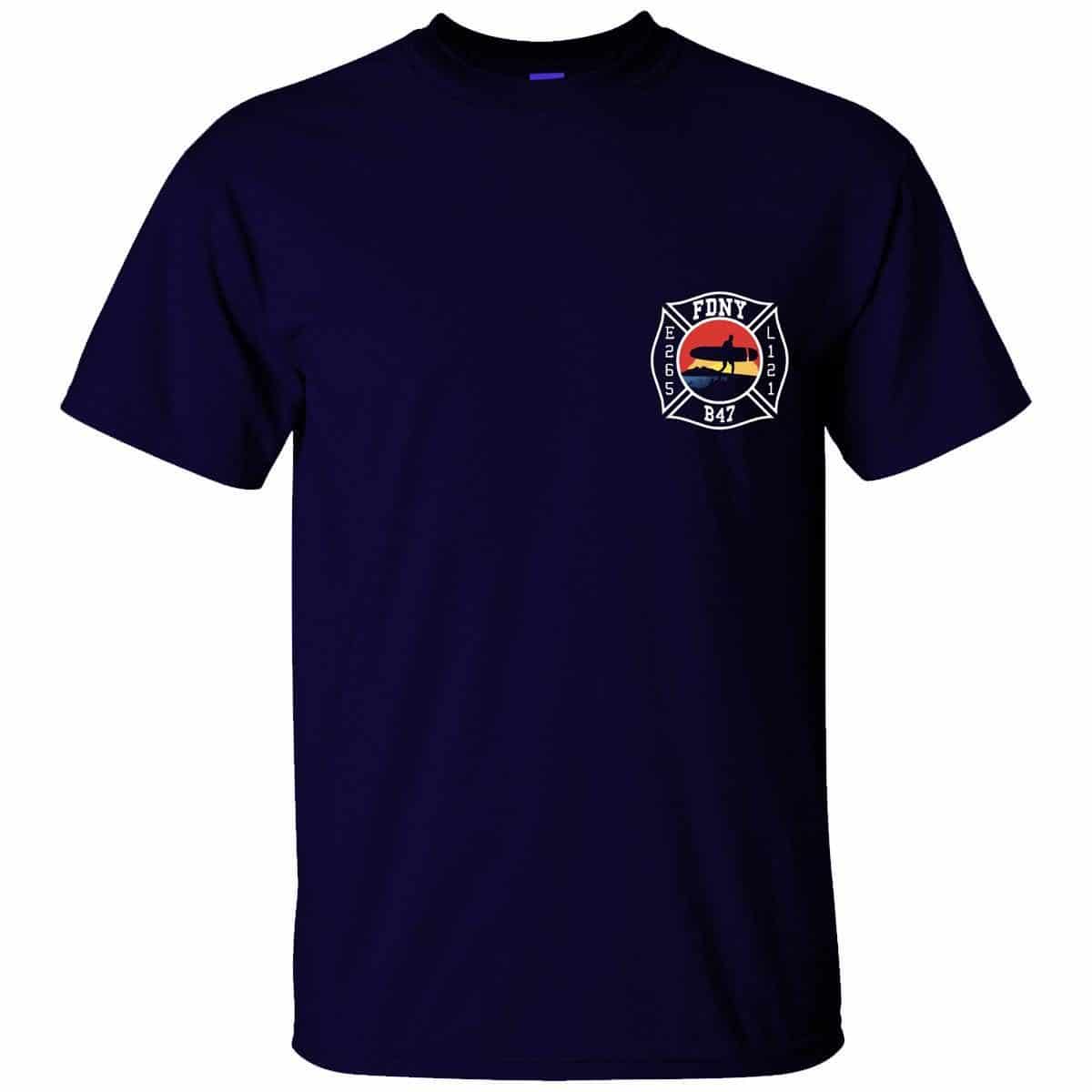 FDNY ROCKAWAY BEACH ENGINE 265 - LADDER 121 TEE - Image 5