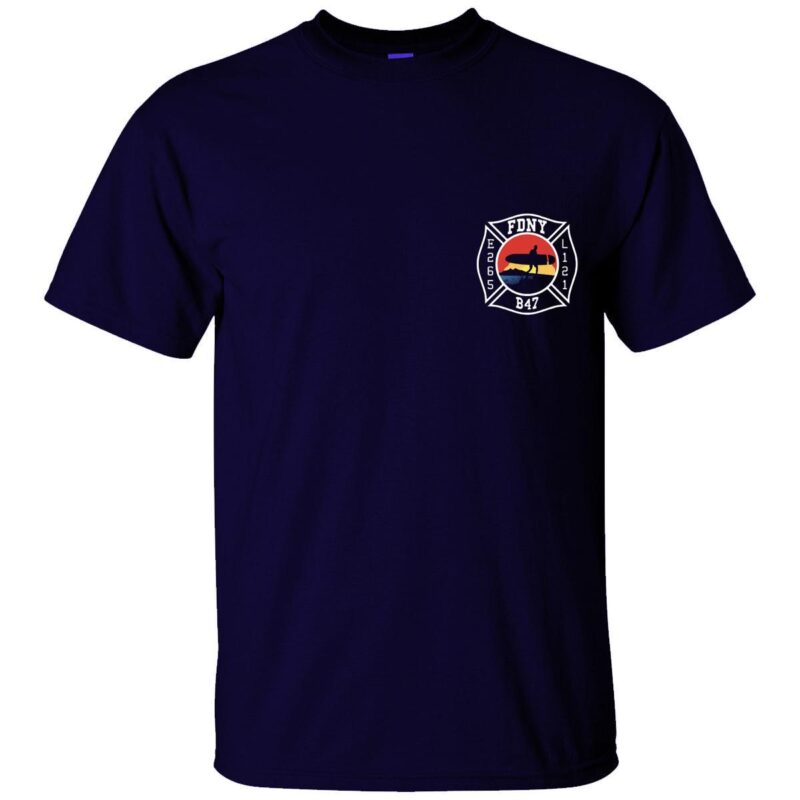 FDNY ROCKAWAY BEACH ENGINE 265 - LADDER 121 TEE - Image 5