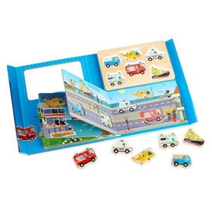 BOOK AND PUZZLE PLAY SET : TO THE RESCUE