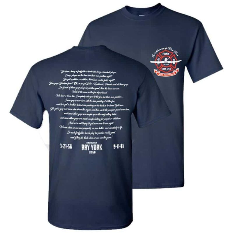 RAY YORK E-285 MEMORIAL HOUSE TEE