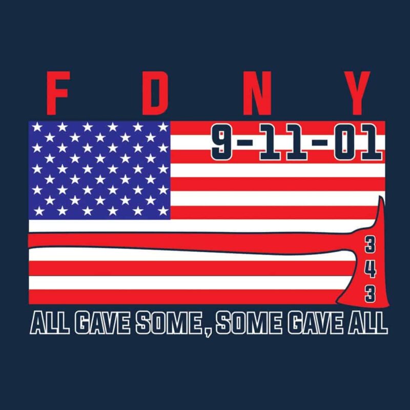 FDNY 18TH ANNIVERSARY T-SHIRT - Image 5