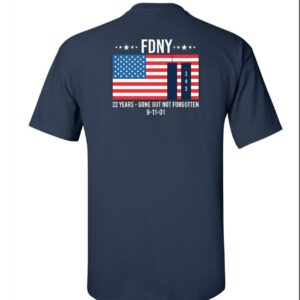 FDNY 9/11 22nd Anniversary T-Shirt - Image 2