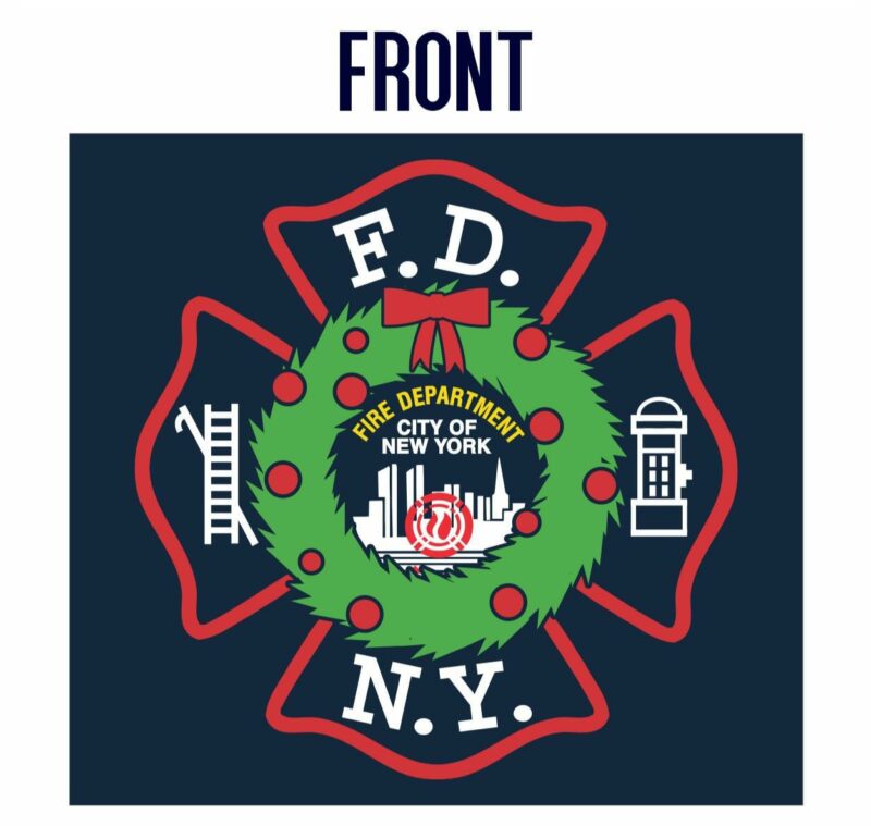 2023 FDNY CHRISTMAS T-SHIRT - Image 5