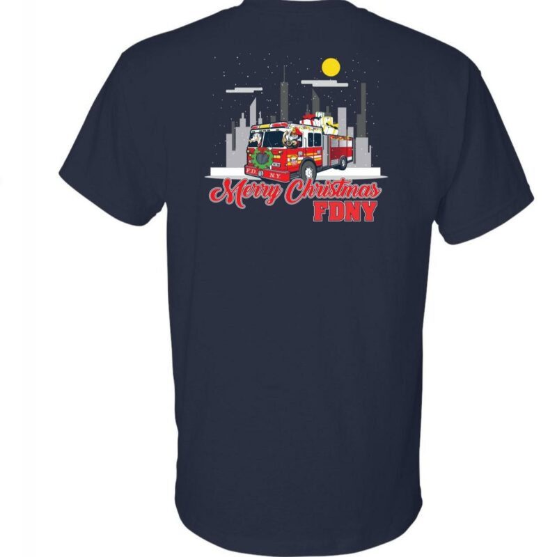 2023 FDNY CHRISTMAS T-SHIRT - Image 3