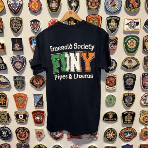 FDNY PIPES and DRUM Blue T-shirt