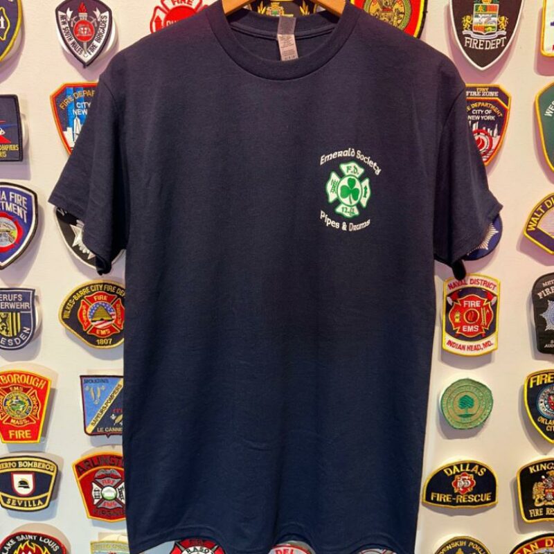 FDNY PIPES and DRUM Blue T-shirt - Image 2