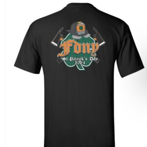 Helmet 2024 St. Patrick's Day T-shirt - Black