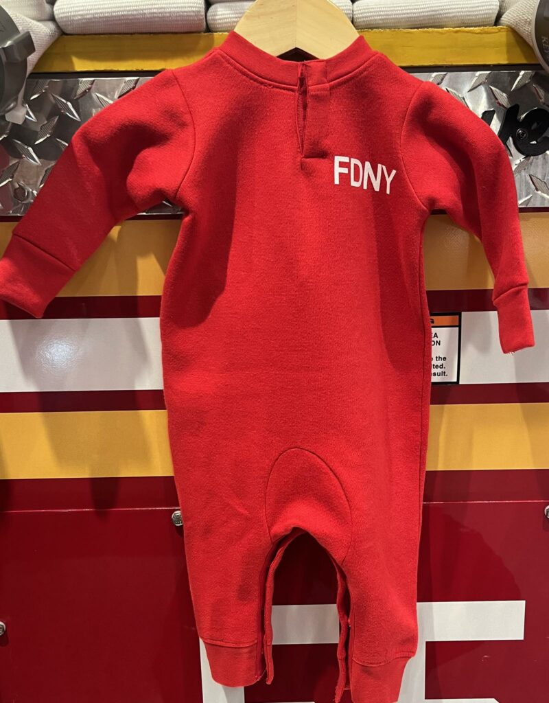 Baby red onesies KEEP BACK 200 FEET - Image 2