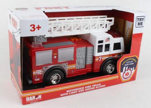 Motorized Fire Truck with Light & Sound