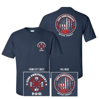 FDNY 23RD ANNIVERSARY T-SHIRT