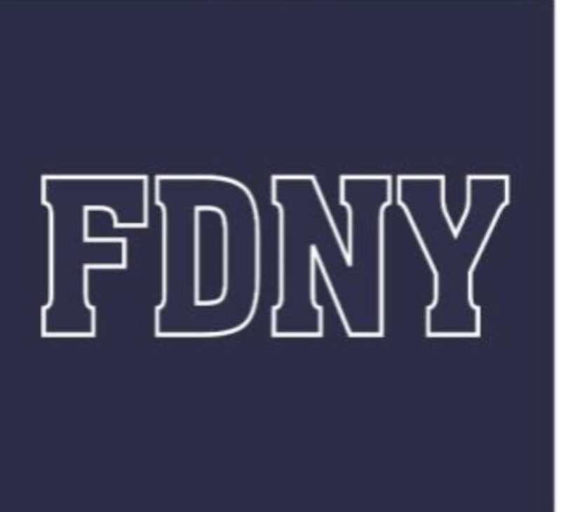 FDNY 1/4 ZIP PULLOVER SWEATSHIRT -BLUE - Image 3