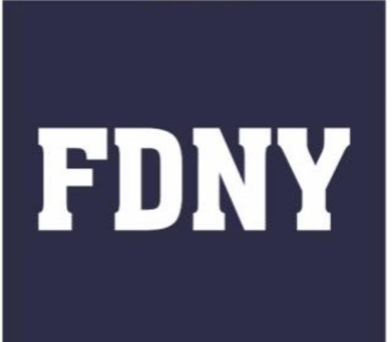 FDNY 1/4 ZIP PULLOVER SWEATSHIRT -BLUE - Image 4