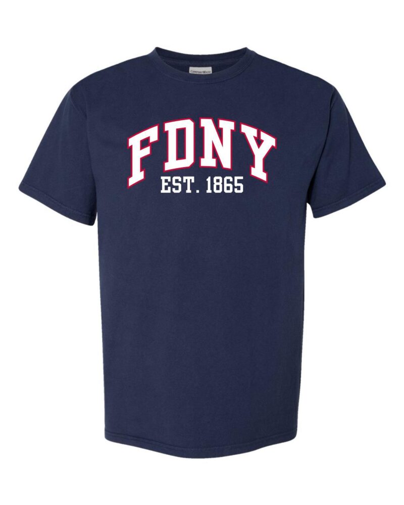 NEW*COLLEGE T-SHIRT - NAVY