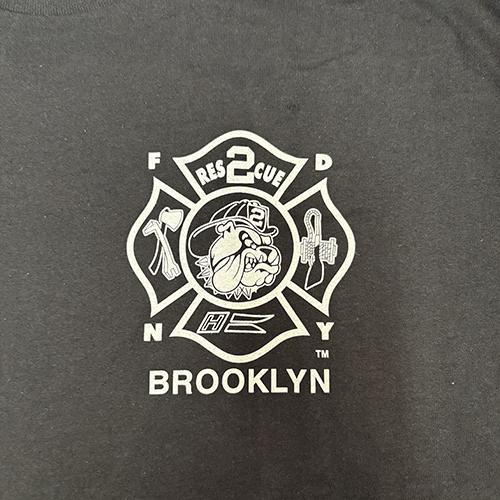 FDNY RESCUE 2 HOUSE T-SHIRT - BLACK
