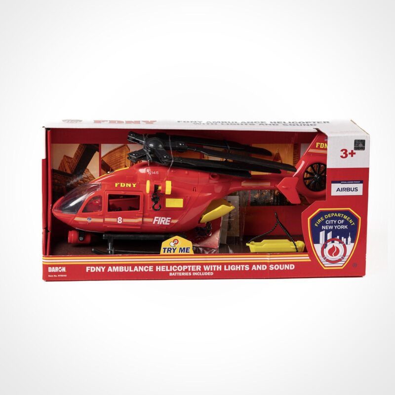 FDNY Ambulance Helicopter with Lights & Sound