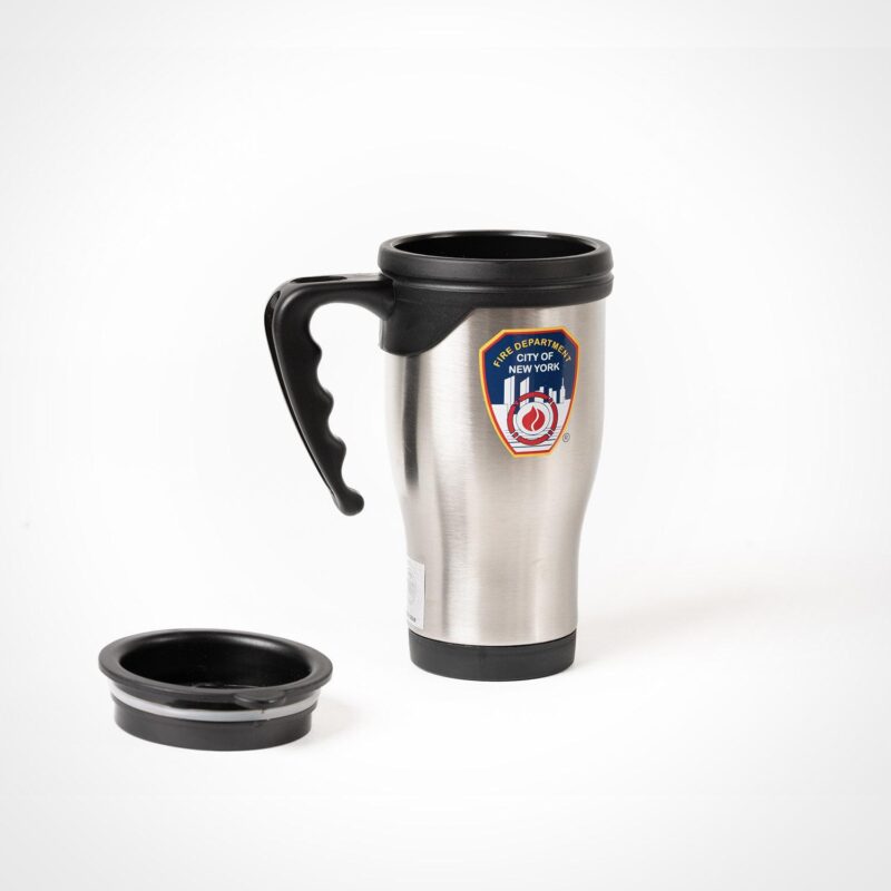 FDNY Silver Travel Mug