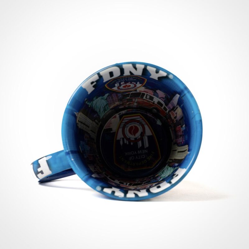Java Cup FDNY Blue Mug - Image 4