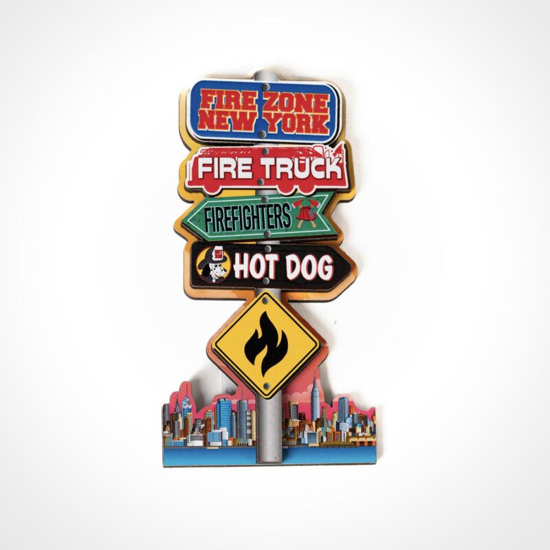 Fire Zone Direction Magnet