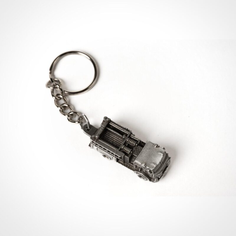 Pewter Fire Engine Key Chain