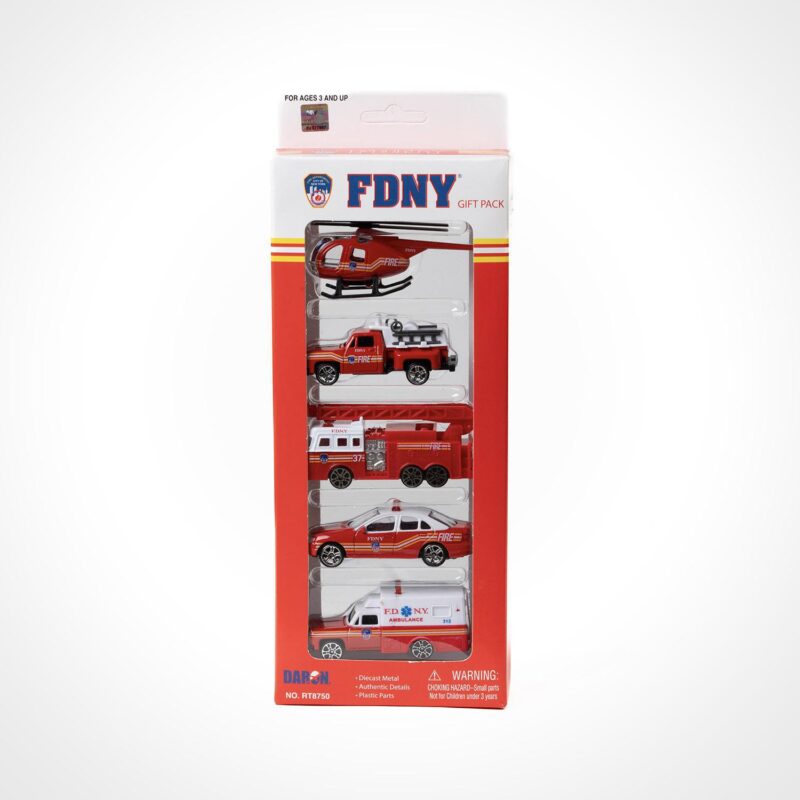 FDNY 5 Piece Vehicle Set