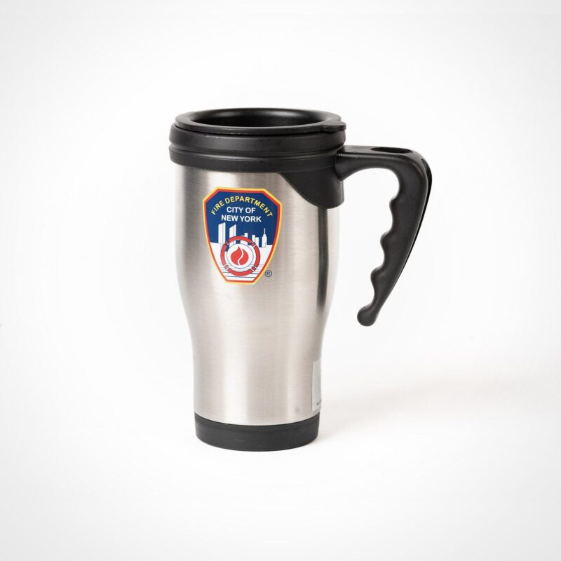 FDNY Silver Travel Mug - Image 3