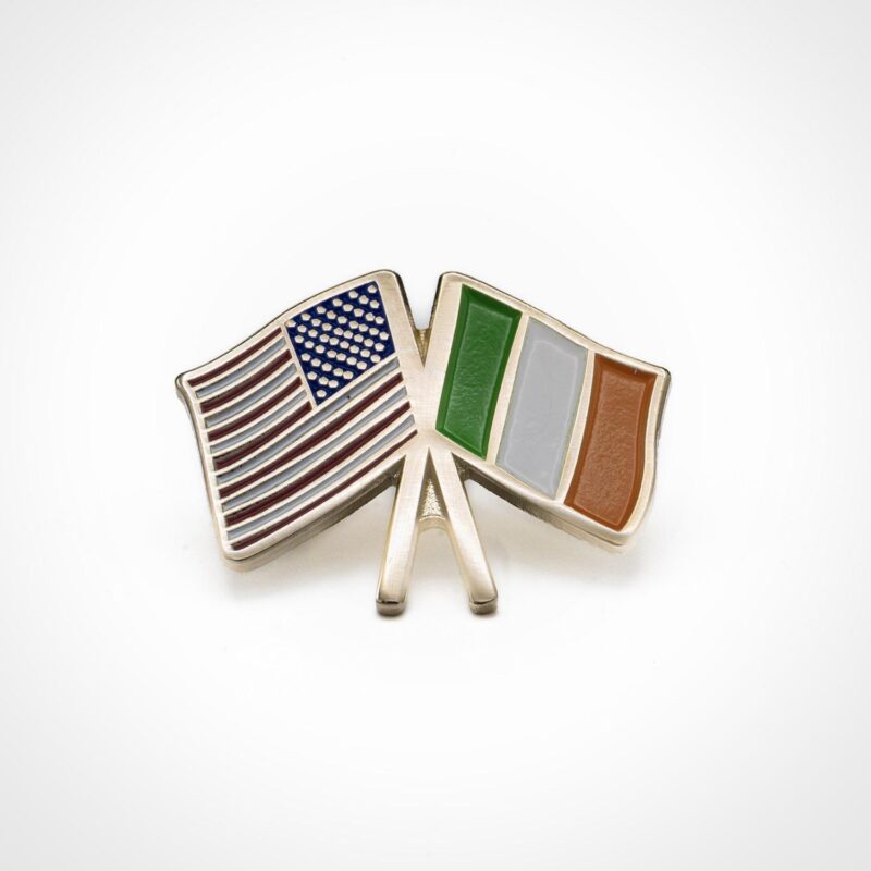 Irish/USA Flag Pin
