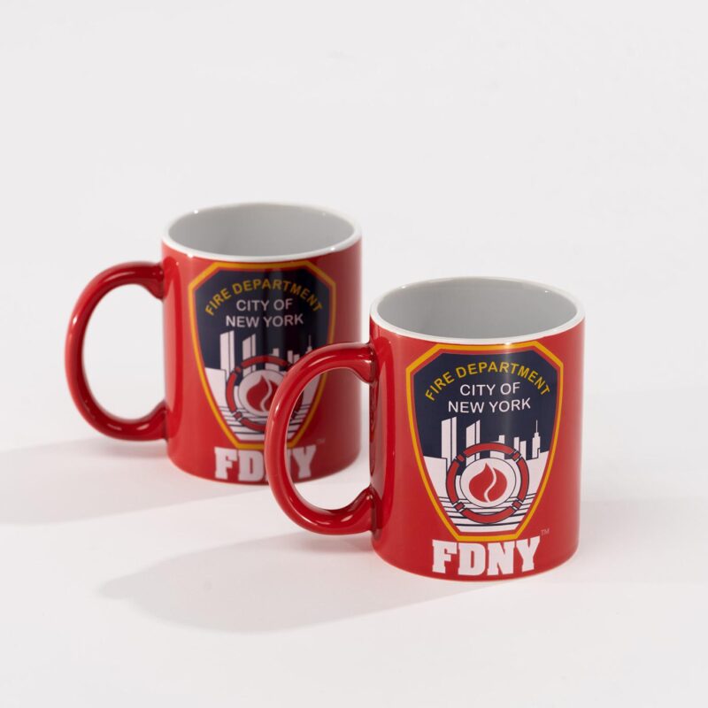 FDNY Shield Mug (Red) - Image 3