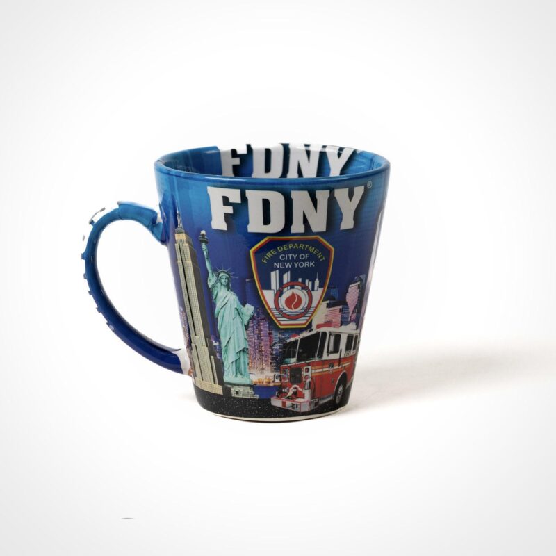 Java Cup FDNY Blue Mug - Image 3