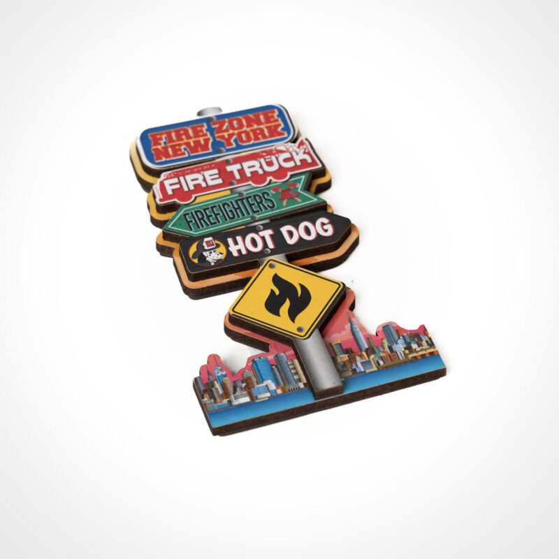 Fire Zone Direction Magnet - Image 2