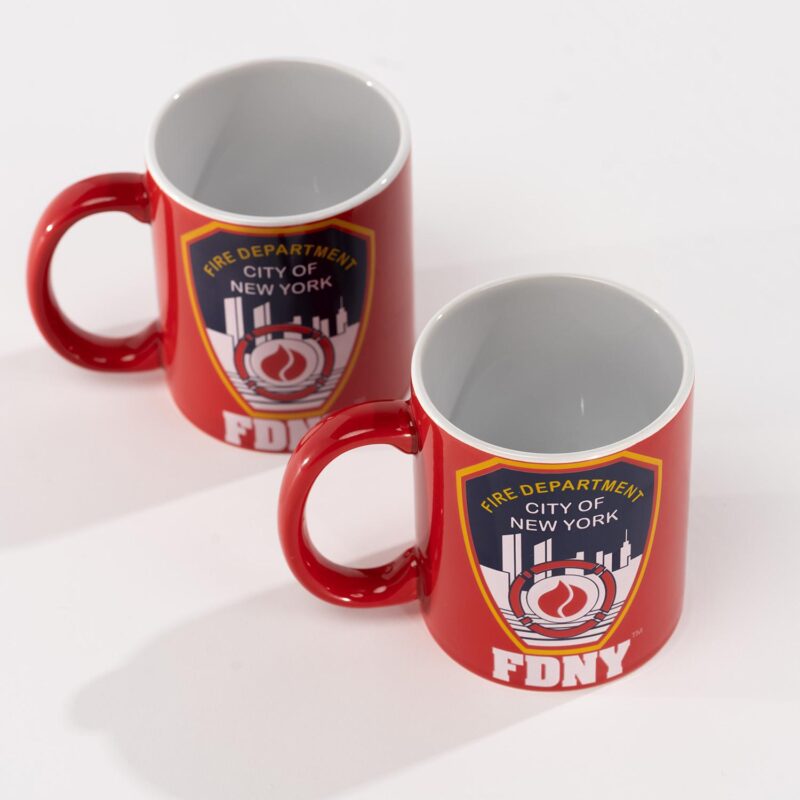 FDNY Shield Mug (Red) - Image 4