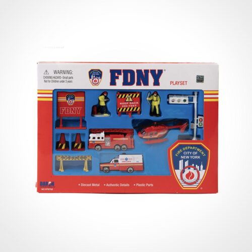 FDNY 13 Piece Vehicle Playset
