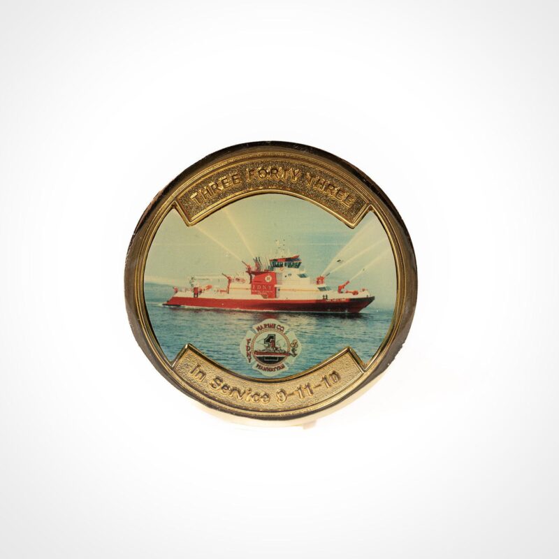 Marine One Fire Boat Challenge Coin
