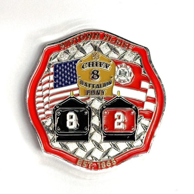 FDNY MIDTOWN HIGH RISE CHALLENGE COIN - Image 2