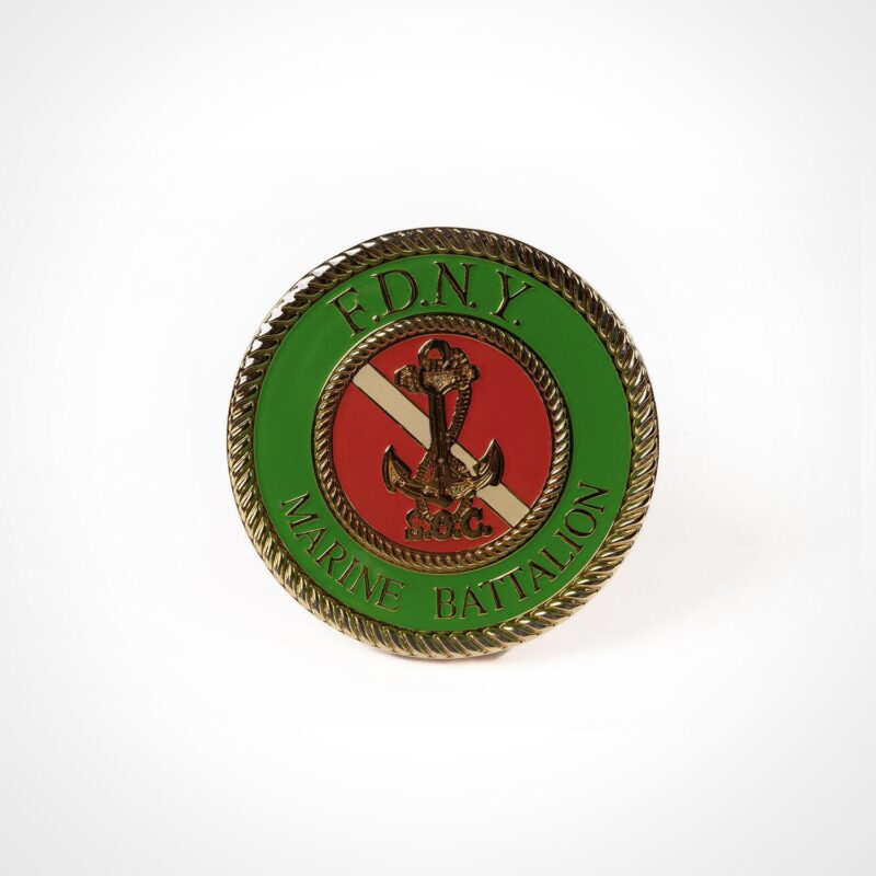 Marine One Fire Boat Challenge Coin - Image 2