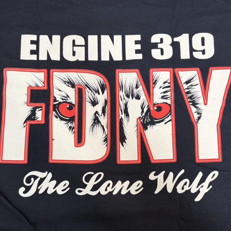 LONE WOLF TEE W/EYES / ENGINE 319 HOUSE T-SHIRT