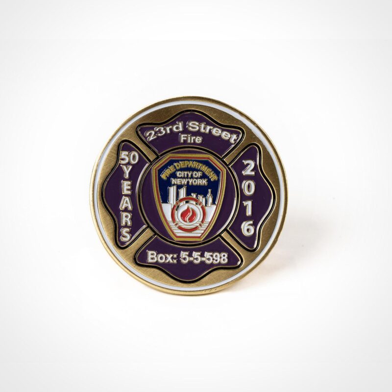 FDNY 23rd Street Fire 50th Year Commemorative Coin