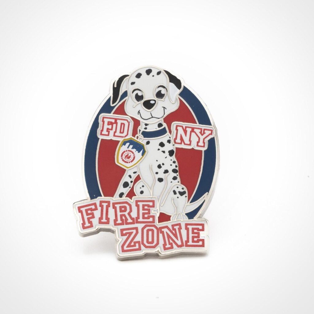 Firehouse Dalmatian Pin I Fire Department Pin