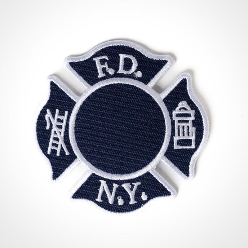 Maltese Cross Patch (White)