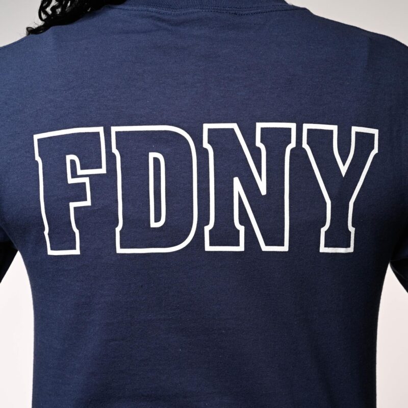 FDNY Maltese Cross Mock Turtleneck Long Sleeve T-Shirt - Image 3