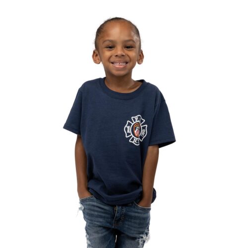 Kids Maltese Cross (FDNY on Back) T-Shirt