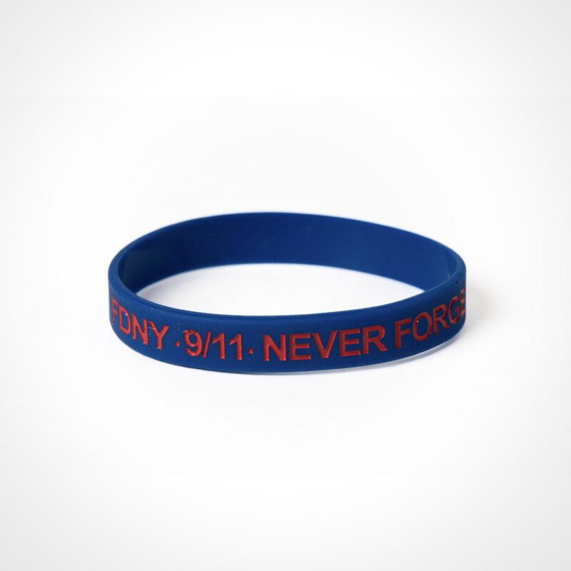 9/11 Never Forget Silicone Bracelet