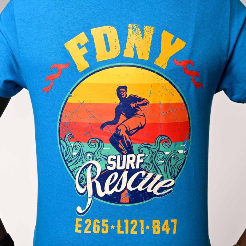 FDNY Surf Rockaway Beach T-Shirt (E265/L121)
