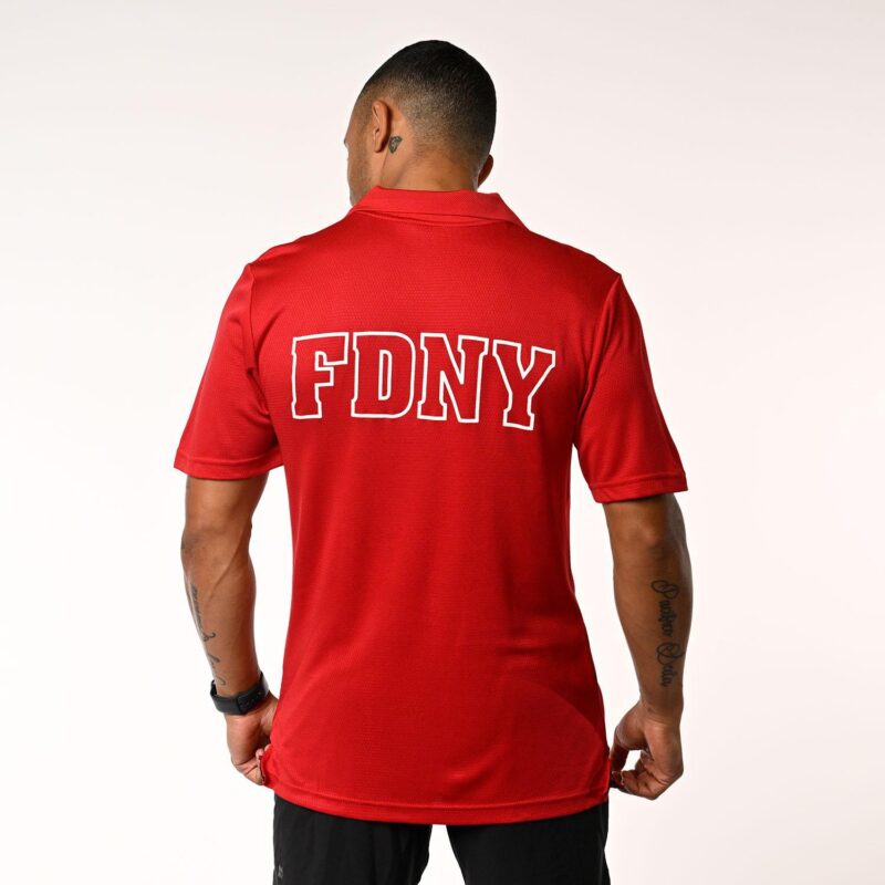 FDNY Limited Polo Shirts (Red) - Image 2